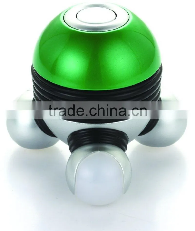 newest fit CE,ROHS approved battery operated tripod mini massager