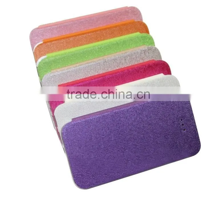 Colorful handheld super slim cheap pu leather magic closure phone cover for iphone 6
