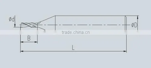 0.5mm 0.4mm Micro Micrometer Tungsten Cutter for Mobile Phone Solid Carbide Cutting Tools
