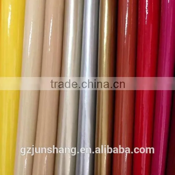 Colorful PU patented leather for shoes upper and handbag usage