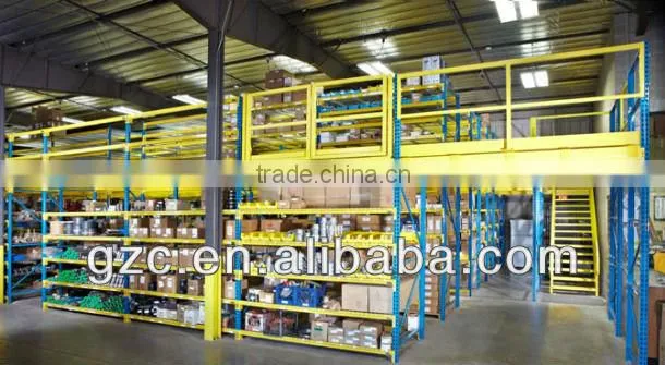 Heavy duty metal rack with shelf & storage rack with steel plate