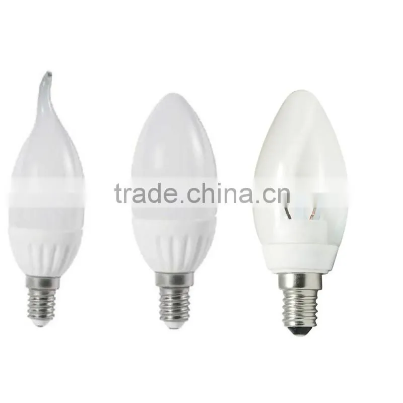 E14 led flicker flame candle light bulbs,led light candle
