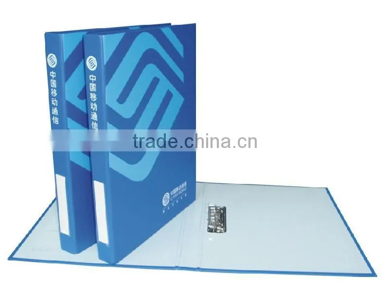 fashion handmade paper file folder with metal ring