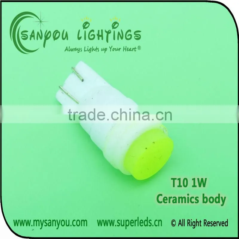 led light for car T10 6W RGB led light bulb