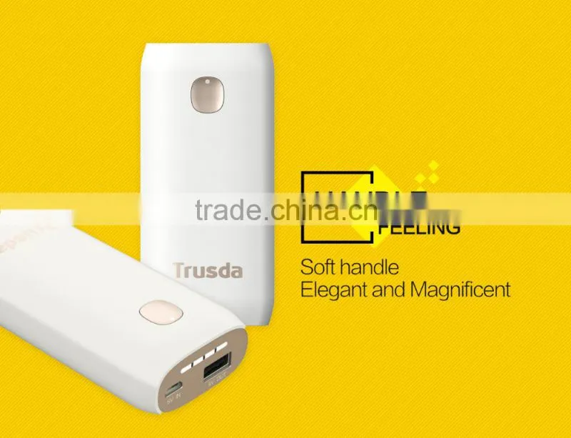New dual output mobile phone power bank 4400mah/5200mAh for I7