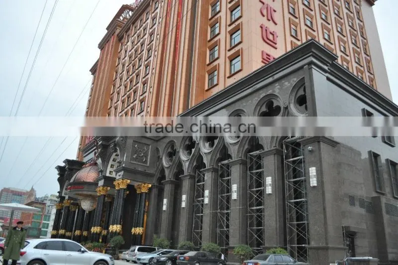 Commercial building exterior decorative granite wall stone panelling