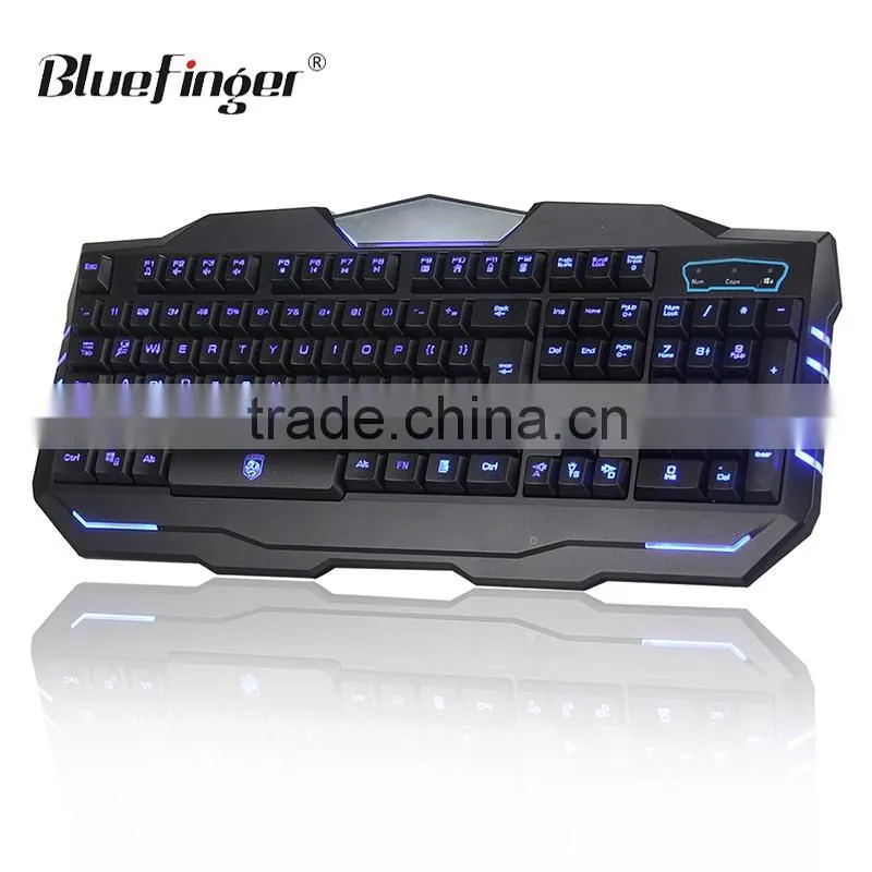 Custom OEM blue backlit computer keyboard and mouse combo