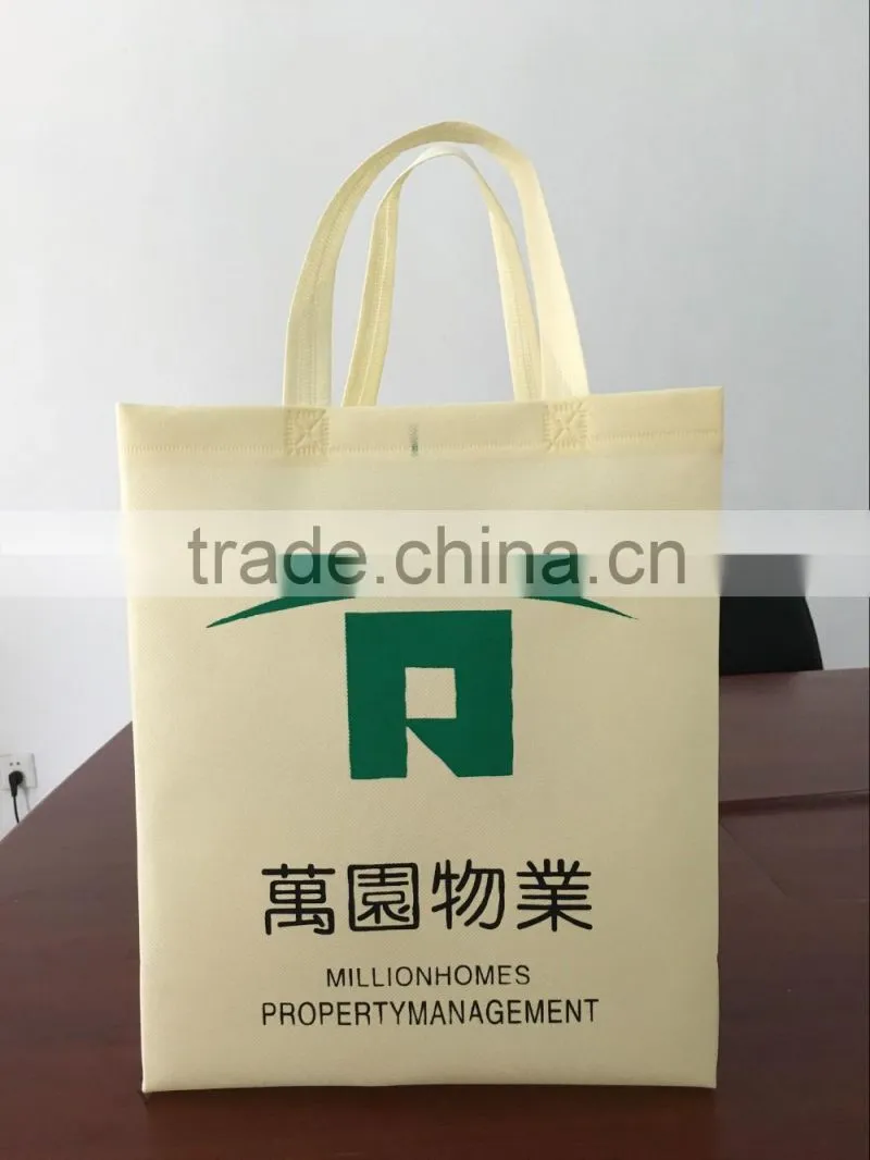 Hot sale nonwoven handle bag with customize logo and high quality