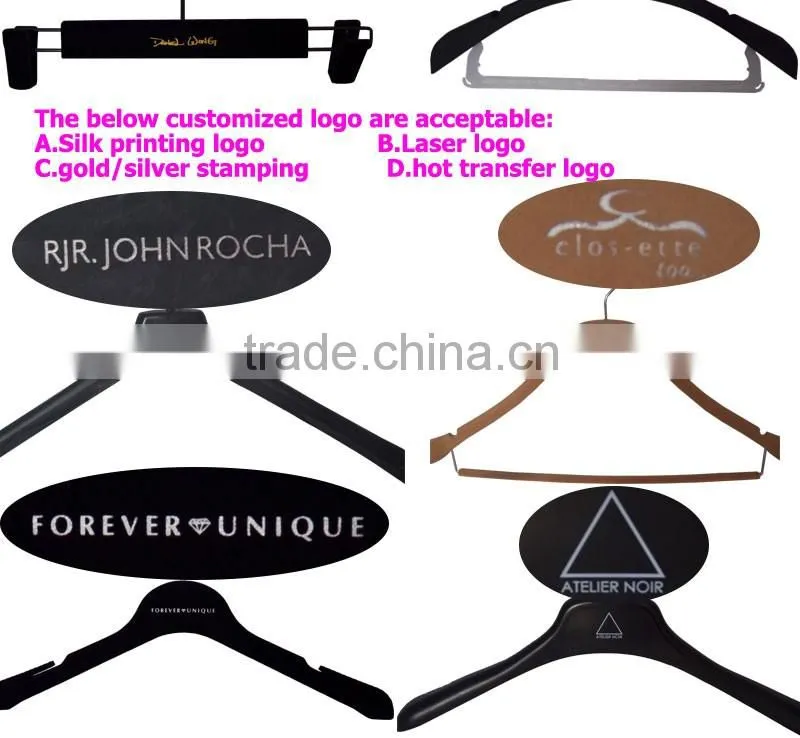 Luxury Brown Heavy Duty Bridal Wedding Dress Hanger In Flocking