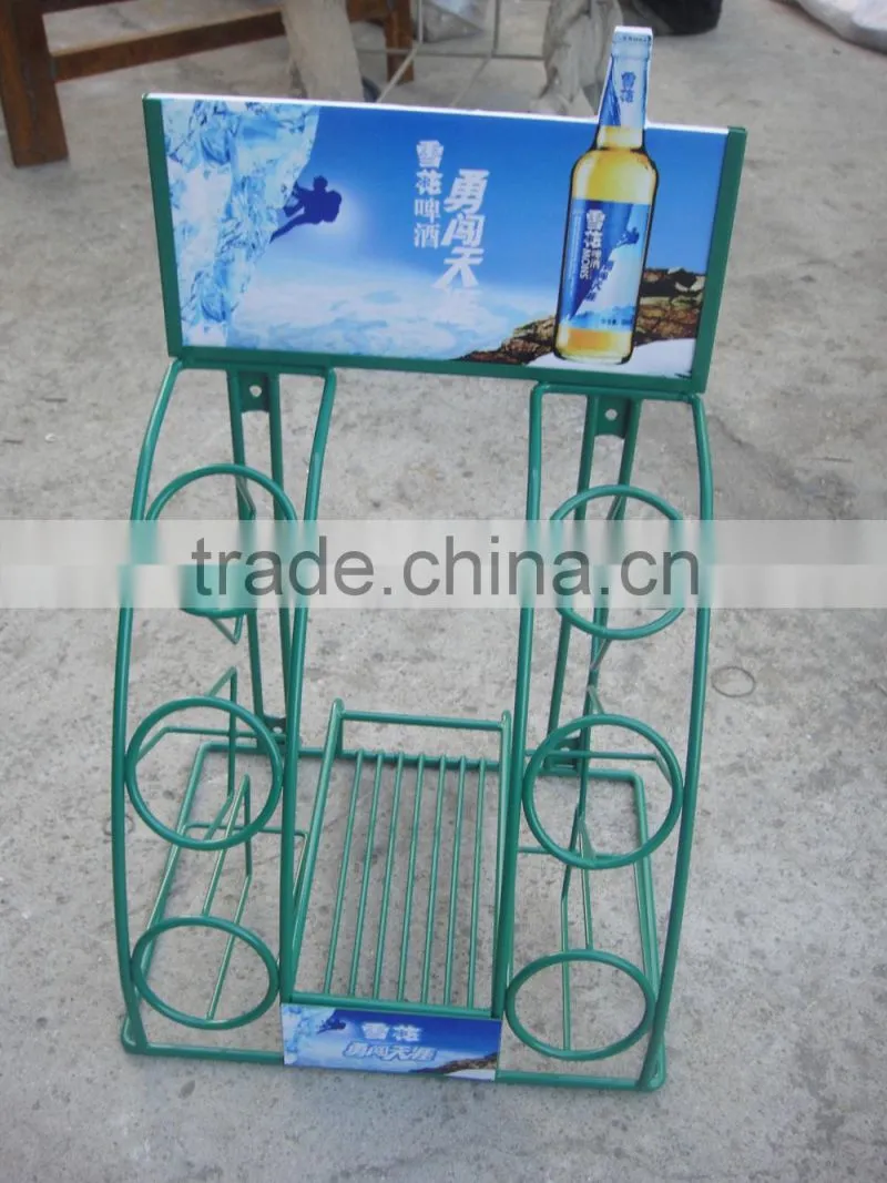 cola drink wire display rack /soft drink display /beer display standHSX-FS0041