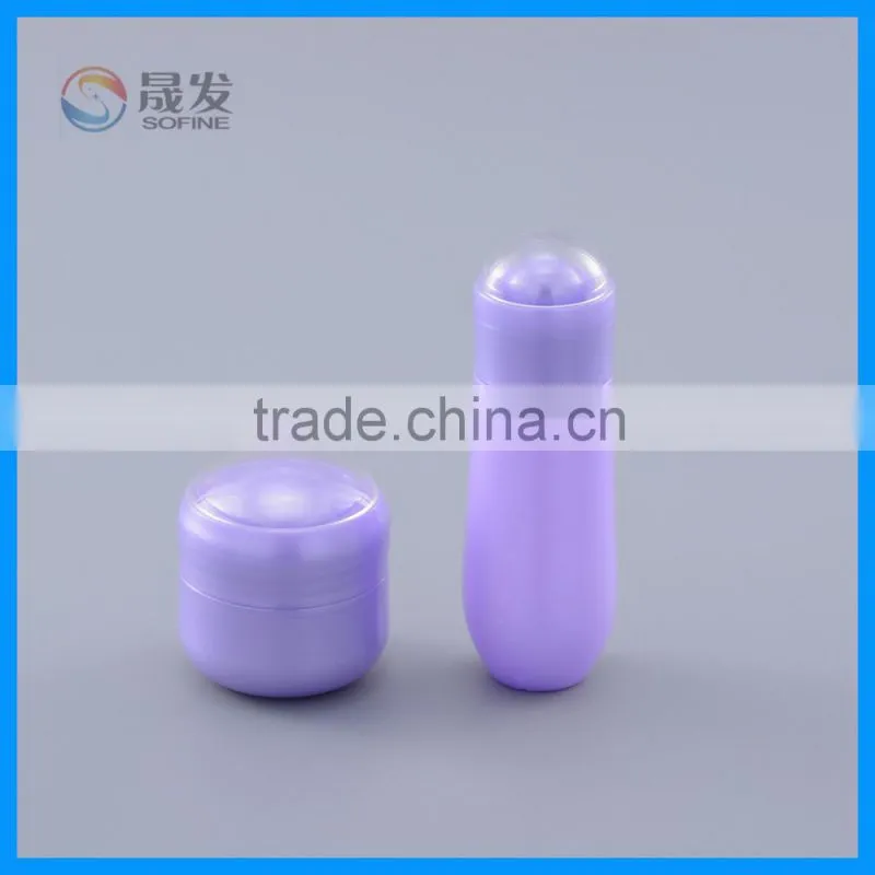 Clear cap small lotion bottle