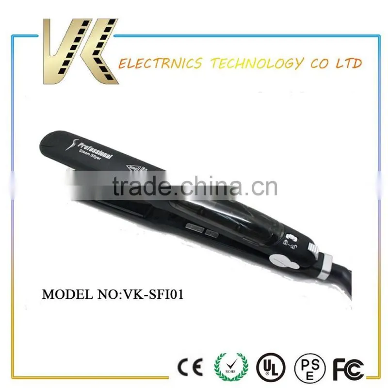 Professional new hair straightener with steam function