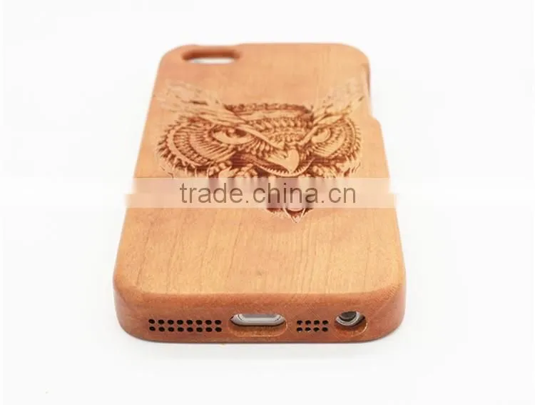 Wood phone cases with the laser compatible for iphone