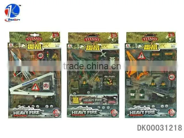 4 Assorted Metal Military Toys