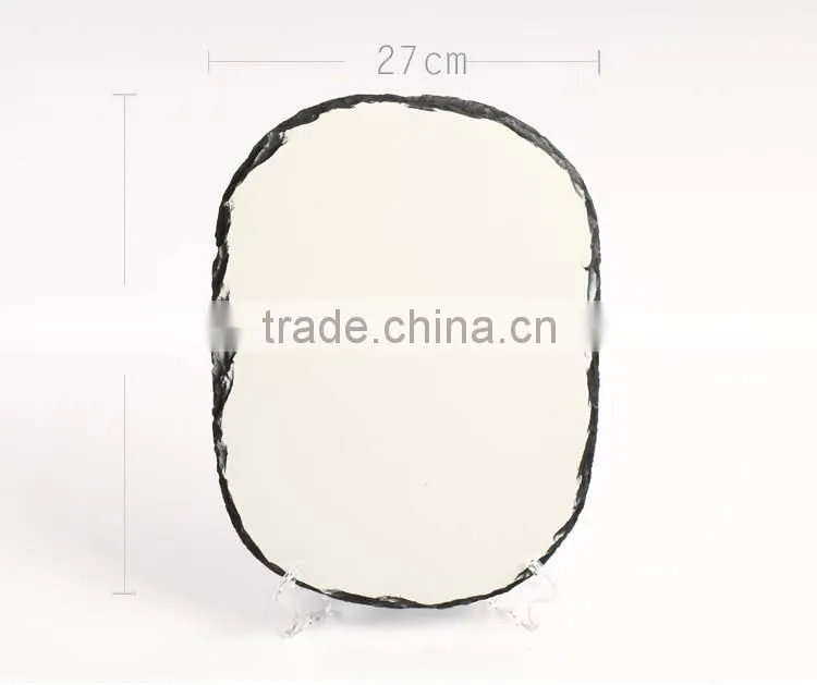 High quality hotsale L270*H360*W9MM blank oval painting sublimation rock photography