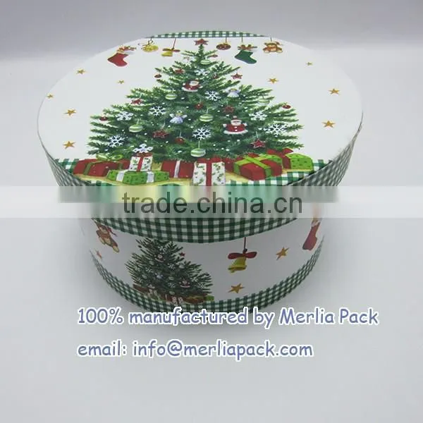 hot sale 2016 christmas collections boxes cylinder paper tube boxes