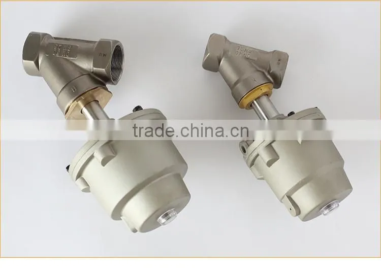 Pneumatic Piston Angle Seat Valves