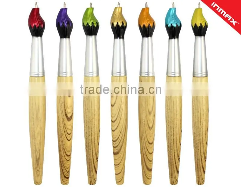 Yes Novelty brush pen Shape plastic ball pen/fancy Pen