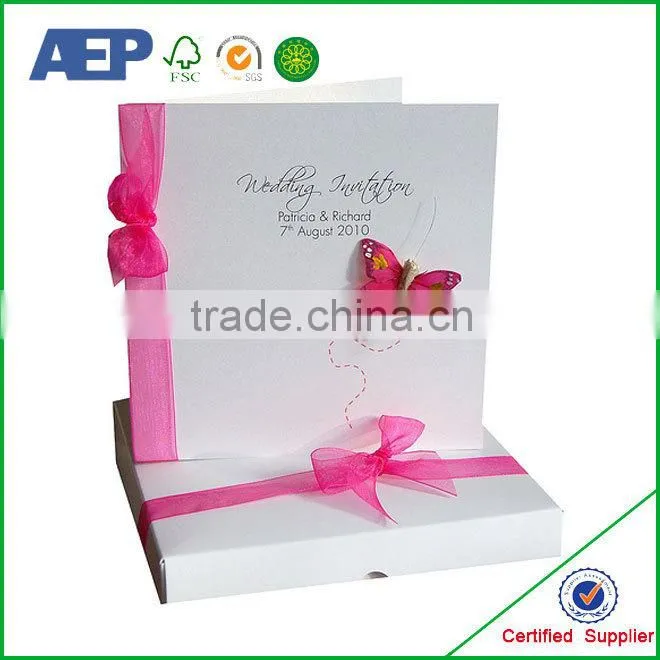 Customized Cheap Wholesale Paper Quilled Greeting Card