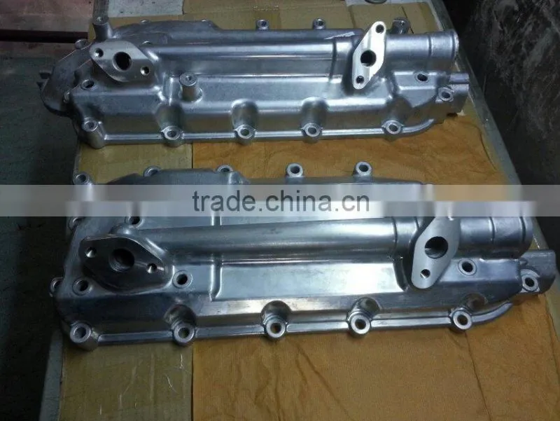 PE6 excavator engine parts of hydraulic oil cooler core for KOBELCO & UD diesel
