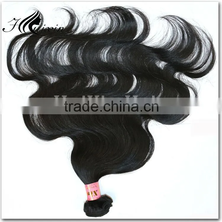 New products bleachable popular double weft brand name human hair