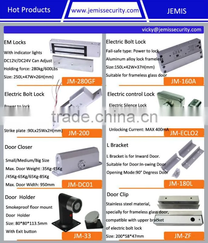 Made In China 12/24VDC 120Lbs 60KG Lengthen Wall Mount Door Holder (JM-32)
