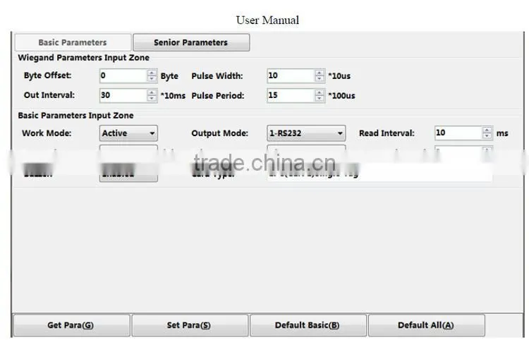 6B/6C Protocal 15m Long-Distance integrated car parking uhf rfid readerJM-0703