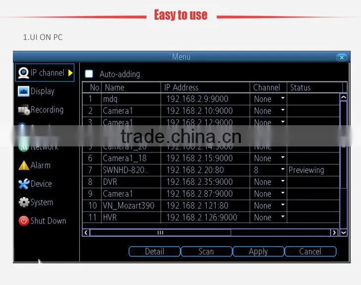 NEW 4MP 3MP 8CH ONVIF POE P2P NVR