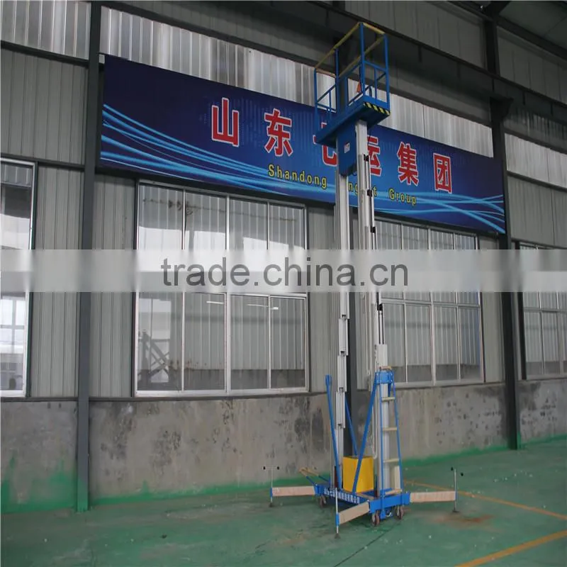 China high strength aluminum alloy materials Elevated Work Platform