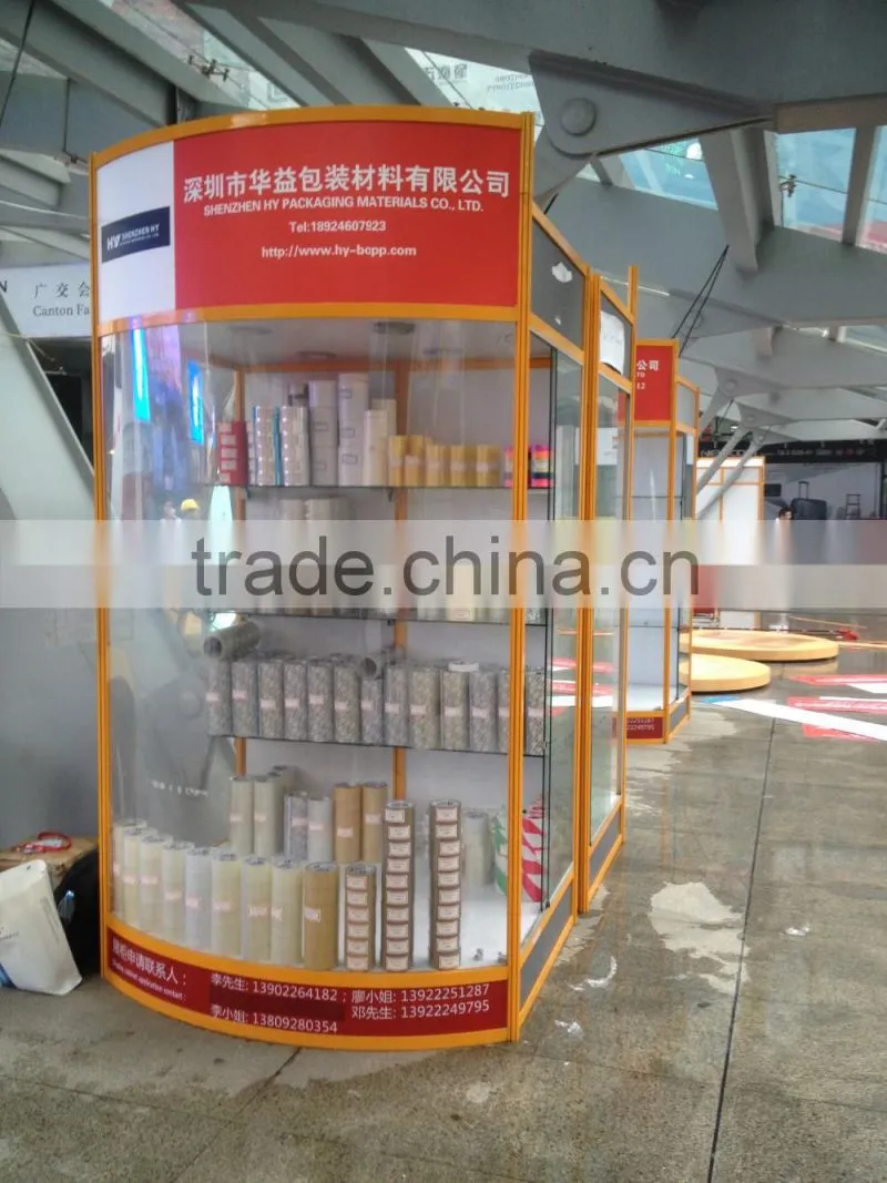 2016 Top selling hot melt bopp tape,printed bopp tape,solvent based acrylic bopp tape