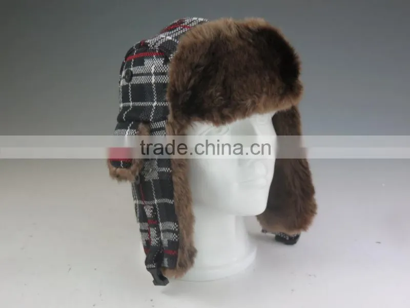 Winter Mountain Warm Hat with Ear Flap
