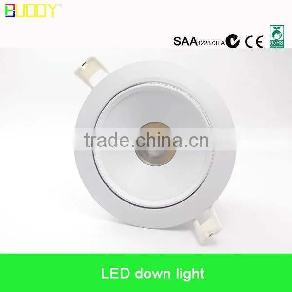 High brightness Sharp cob recessed dimmable led downlight( Cutout: 95mm )