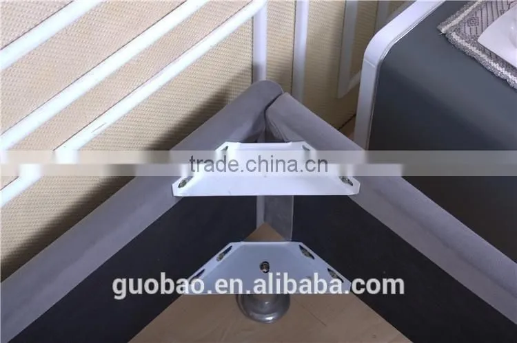 L9330 Hot selling No headboard all colors KD packing simple hotel bedstead/slatted bed box