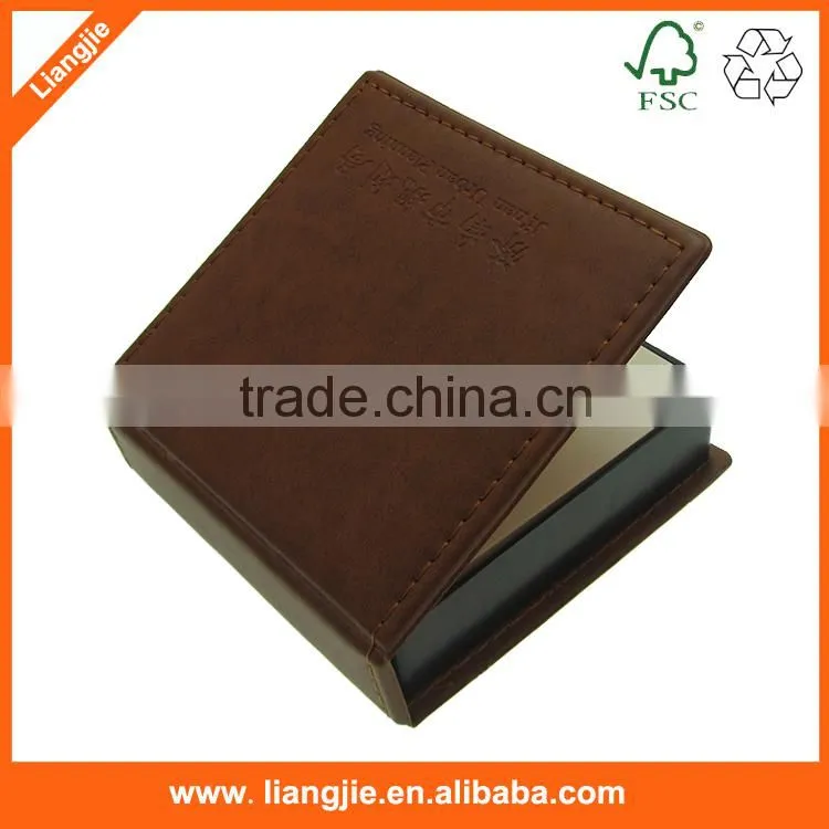 Colored sticky notepad combined magnet folder spiral notebook