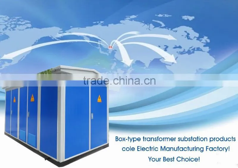 electrical substation outdoor Box-type transformer Price 10KV