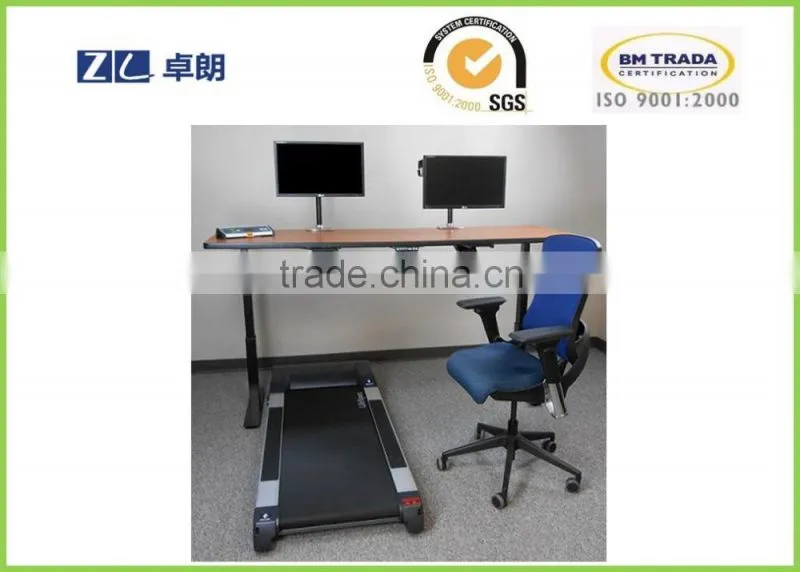 Two legs electric height adjustable desk