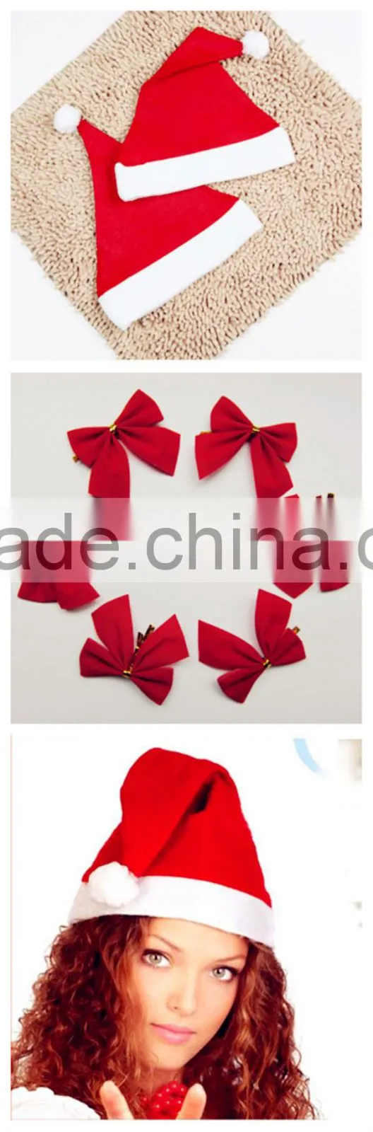 Fashion Adult Red Father Christmas Xmas Party Santa Fancy Dress Costume Hat