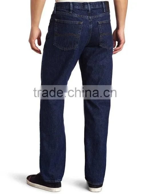 Wholesales 2016 Men's Regular Fit Straight Leg Jeans