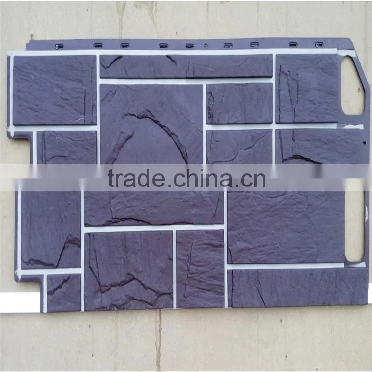 Random Rock Siding brick wall panel plastic wall panel
