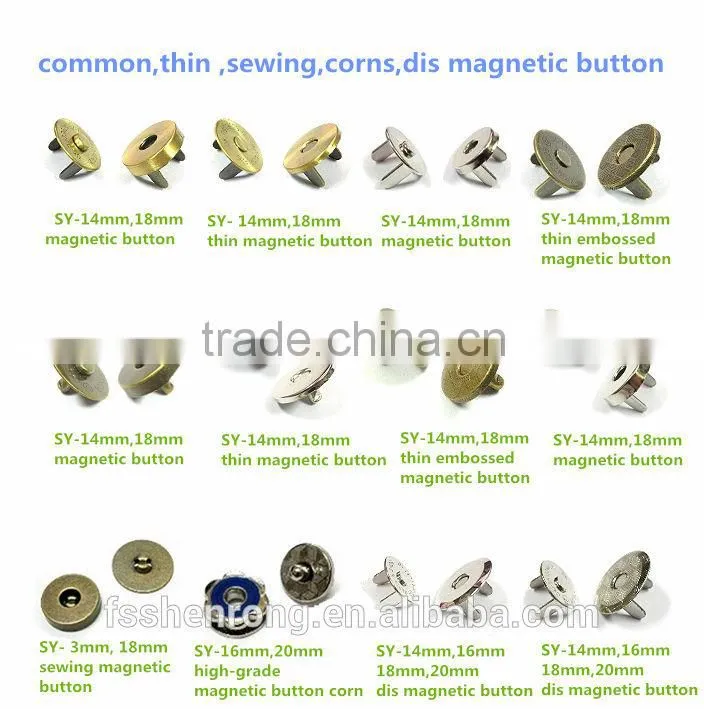 clothes and fabric waterproof sewable 18*3mm neodymium material magnet with PVC plastic covered factory direct sale