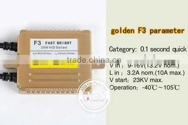 Latest High Quality Car lighting HID Xenon slim 35w ballast