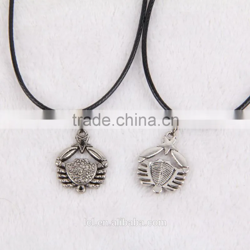 Made in China 2015 New Product Imitate Silver Retro Crab Fashion Necklace Fashion Jewelry