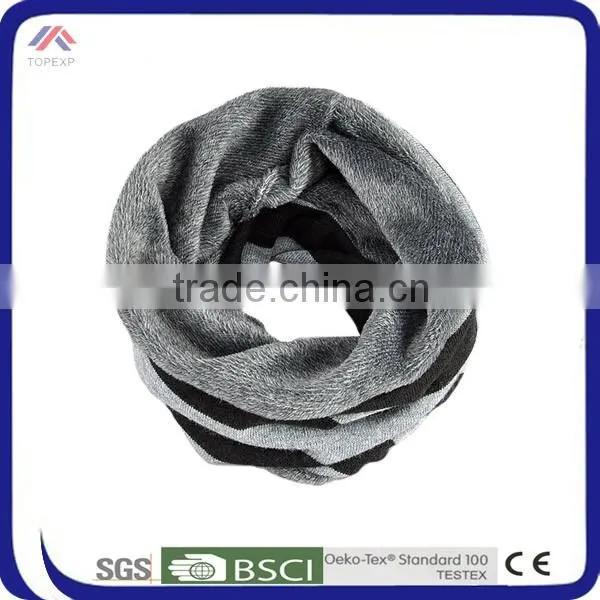 Male Winter Warm Neck Warmer Striped Scarf
