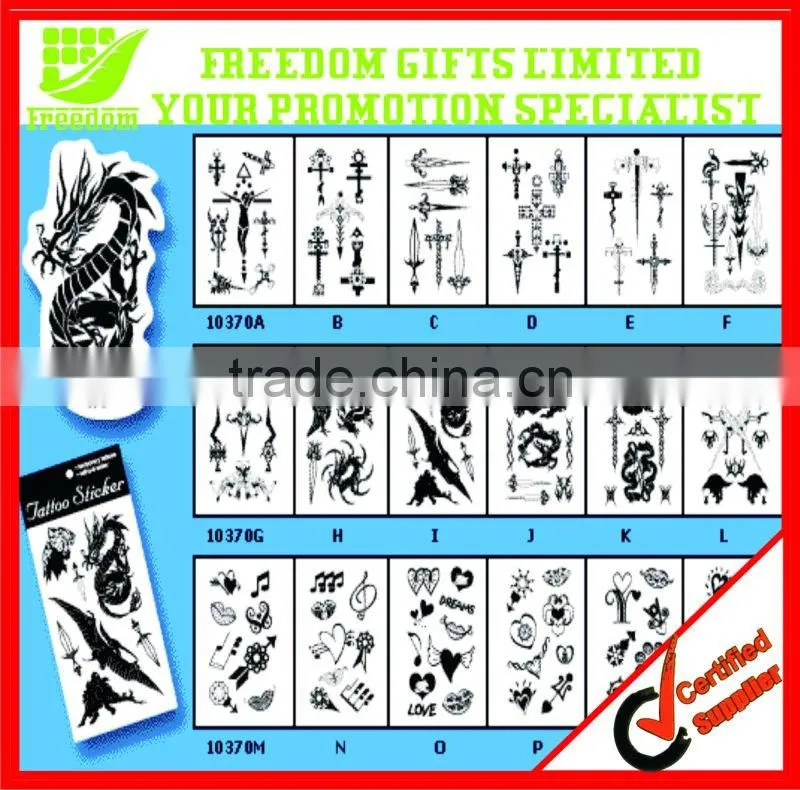 Beautiful Waterproof Customized Tattoo Sticker