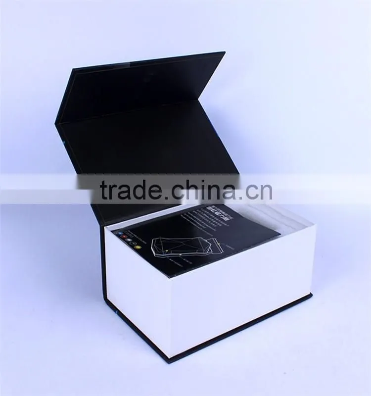 wholesale black paper packaging box mockup