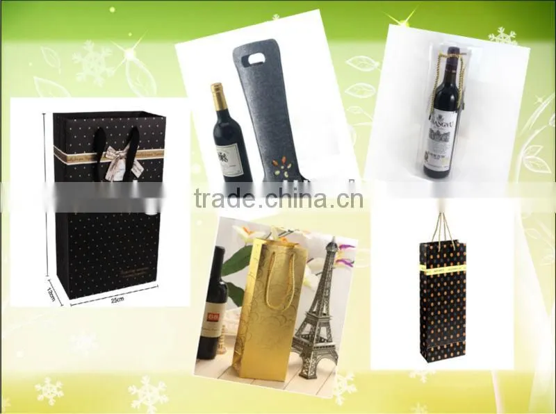 Eco-friendly wine bag/Gift wine bag/6 bottle wine bags with dividers
