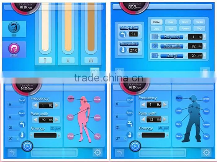 CE Approved HIgh Power Vertical Diode Laser Beauty Equipment For Hair Removal