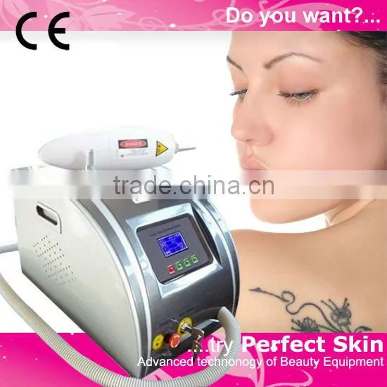 Mini Q switch nd yag laser tattoo removal machine home use