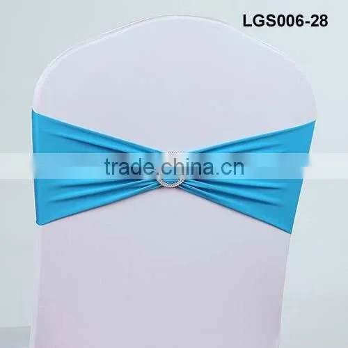wedding decorative cheap purple chair bands wholesale