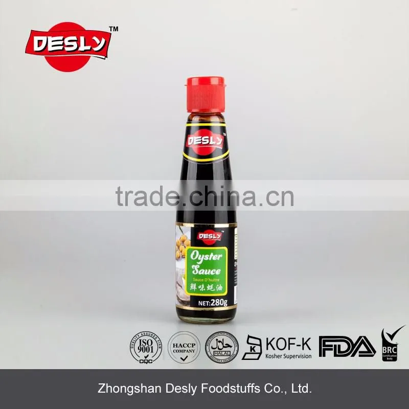 Natural Oyster Sauce HALAL, FDA,HACCP,ISO